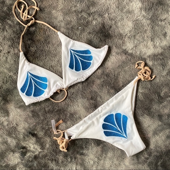 Free People Other - Free People x Cali Dreaming Dorado Shell Bikini
